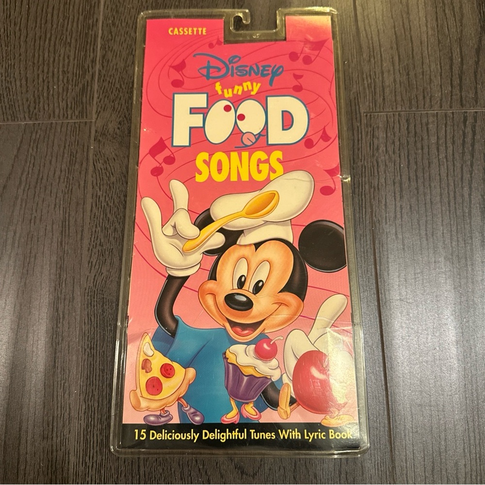 Disney Funny Food Songs A Musical Treat Featuring 15 Temptin' Tunes Cassette New
